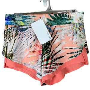 Fabletics Latrice Shorts Marbella Print/Ginger Size Small NWT